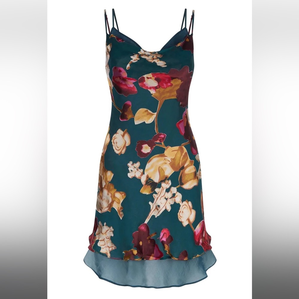 Rat and Boa silk floral mini dress size small